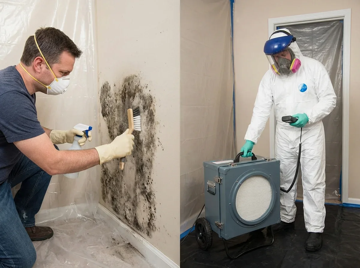Health Risks You Can't See Coming — diy mold removal vs professional