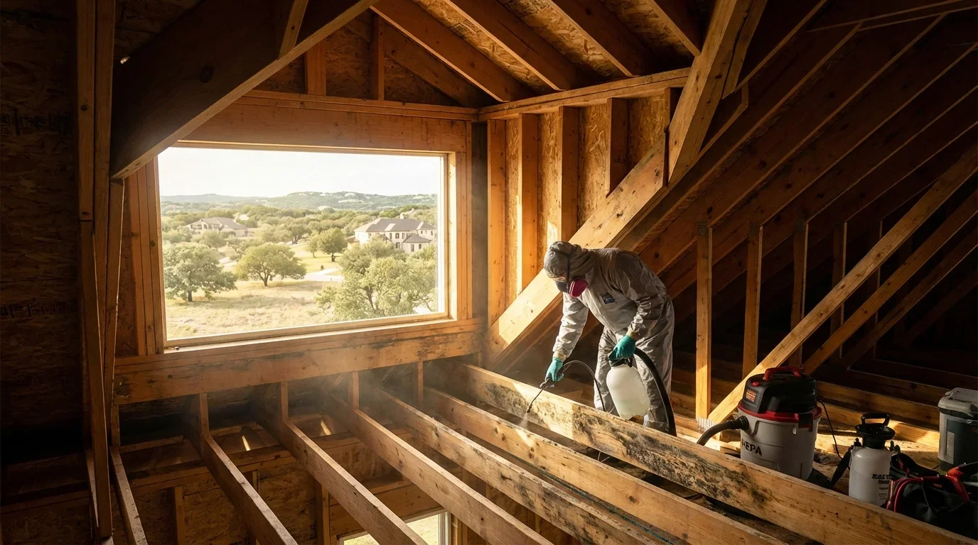 Attic mold gone: Professional removal protects your home and family