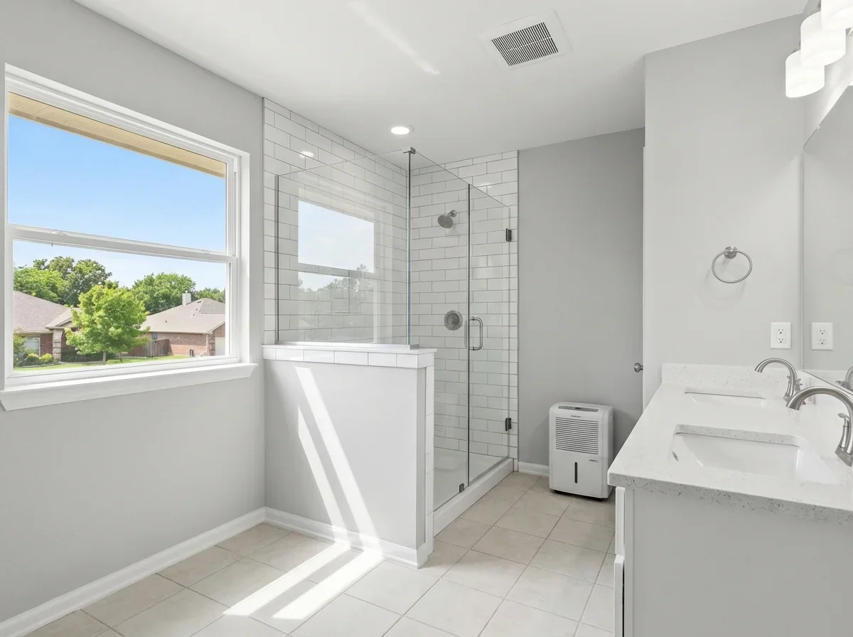 Bathroom mold gone, fresh start, healthy space professionally restored