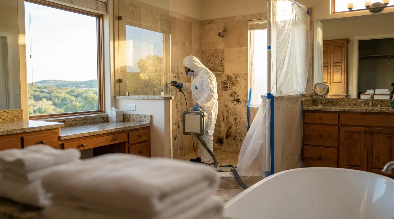 Expert bathroom mold removal restoring healthy air and pristine surfaces